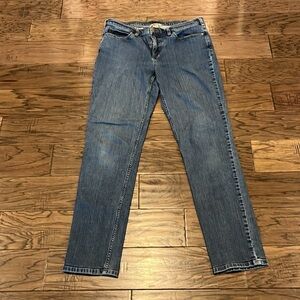 Duluth Trading Co. Straight Leg High Rise Size 12 x 33